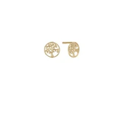 Aagaard - Lebensbaum-Ohrstecker aus 8kt. Gold