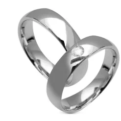 Aagaard - Trauringe aus 9-14kt. Weißgold mit 0,05ct. TW/SI klimafreundlicher Diamant