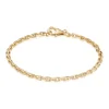 Anker Facette Armband in 14kt. Gold (Größe und Länge wählen)