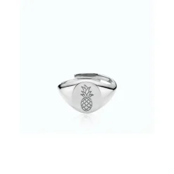 Anna Briand x Sistie - Siegelring Ananas in Silber