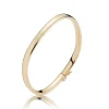 Armreif mit abgerundeten Ecken von BNH - 14 kt. gold