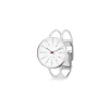 Arne Jacobsen - Bankers Watch Armspange - Ø30 - Weißes Zifferblatt, Stahlarmspange