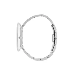 Arne Jacobsen - Bankiersuhr Ø40 - 50. Jahrestag - Zifferblatt aus grünem Marmor, gebürsteter Silber