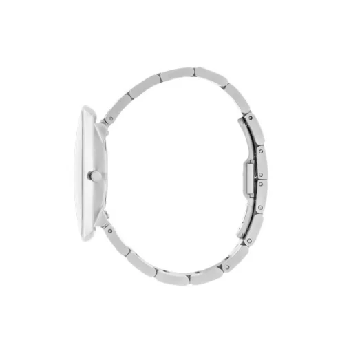 Arne Jacobsen - Bankiersuhr Ø40 - 50. Jahrestag - Zifferblatt aus grünem Marmor, gebürsteter Silber