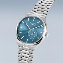 Bering - Automatische Herrenuhr aus gebürstetem Stahl 41 mm