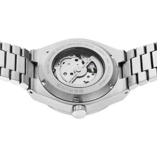 Bering - Automatische Herrenuhr aus gebürstetem Stahl 41 mm