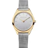 Bering - Ultra Slim Damenuhr mit gebürstetem Zifferblatt. 31 mm