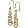 Bismark-Ohrringe aus 8 Karat Gold