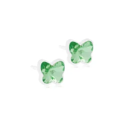 Blomdahl - Ohrring Schmetterling Peridot Ø5 mm