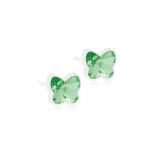 Blomdahl - Ohrring Schmetterling Peridot Ø5 mm