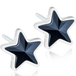 Blomdahl - Ohrringe Star Jet Ø6 mm
