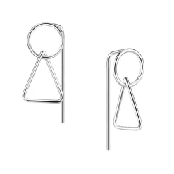 ByBirch - Geometrische Ohrringe aus silber