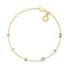 ByBirch - Laya armband i vergoldete silber m zirkonia
