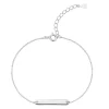 ByBirch Kinder - Armband in silber mit Platte