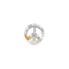 Christina - Shine in Peace Charm in silber für Lederarmband