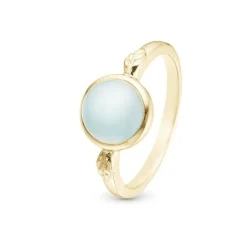 Christina Collect - BLUE CHALCEDONY aus forgoldet silber