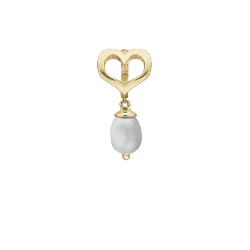 Christina Collect - Echter Perlencharme in vergoldete silber