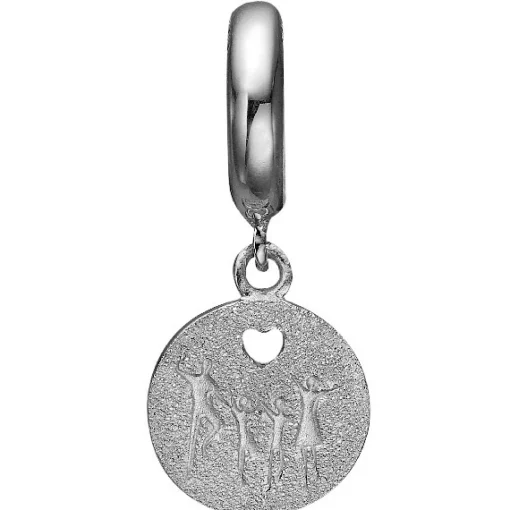 Christina Collect - HAPPY FAMILY Anhänger in Silber für Lederarmband