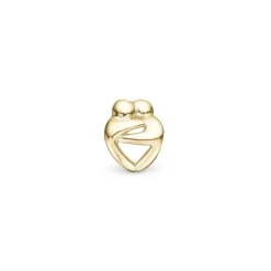 Christina Collect - HUGS Charm in vergoldete silber für Lederarmband