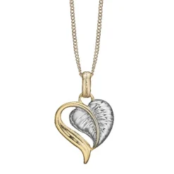 Christina Collect - LEAF OF LOVE vergoldetes Silbercollier