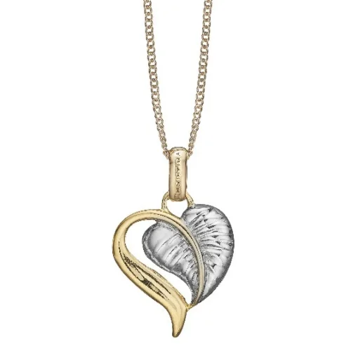 Christina Collect - LEAF OF LOVE vergoldetes Silbercollier