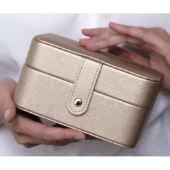 Christina Collect - Lederarmband  mit vergoldete Marguerite-Charme