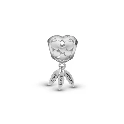 Christina Collect - Live, Love, Laugh Charm in silber für Silberarmbänder