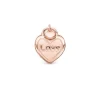 Christina Collect - LOVE LOCK vergoldeter Anhänger für Lederarmband