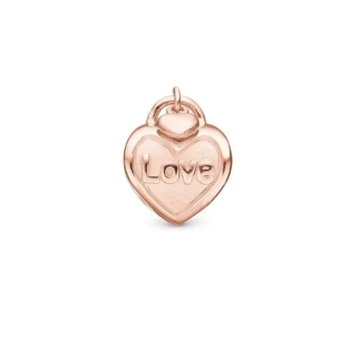 Christina Collect - LOVE LOCK vergoldeter Anhänger für Lederarmband