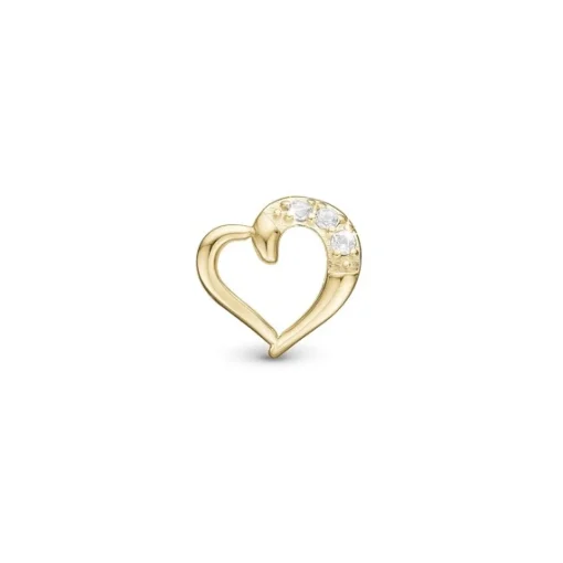 Christina Collect - Love Story Charme in vergoldete silber