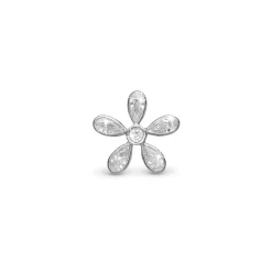Christina Collect - Magic Flower White Charm i silber
