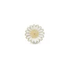Christina Collect - Marguerite charm aus vergoldete silber für Lederarmband 13 mm.