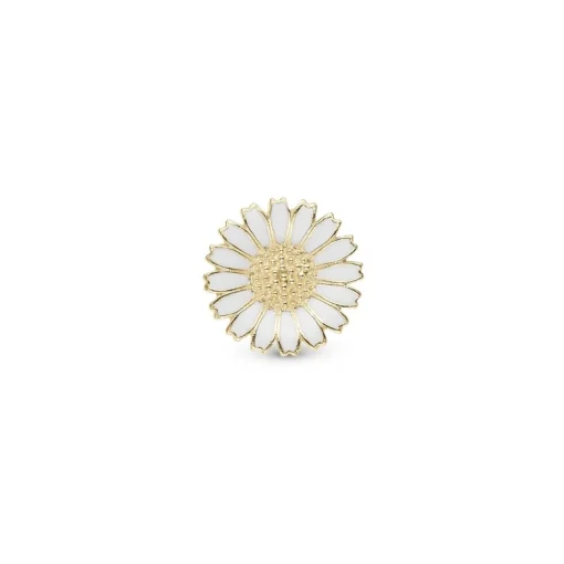 Christina Collect - Marguerite charm aus vergoldete silber für Lederarmband 13 mm.