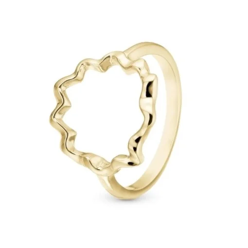 Christina Collect - OCEAN WAVES ring aus vergoldet silber