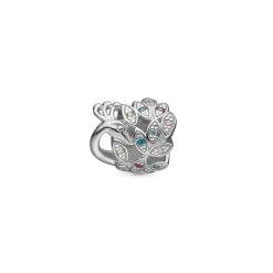 Christina Collect - Pfau Charme in silber