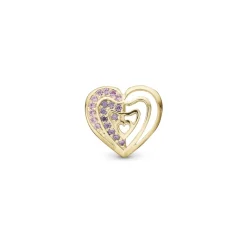 Christina Collect - Rainbow Kiss Charme in vergoldete silber