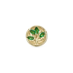 Christina Collect - Tree of Green Life Charm in vergoldete silber