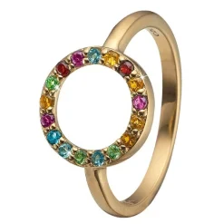 Christina Collect - WORLD GOALS Ring aus vergoldetem Silber