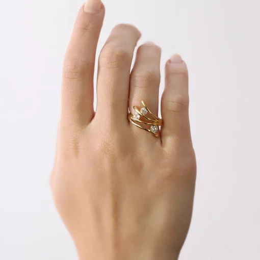 Christina Collect vergoldeter Ring "Balance Love"