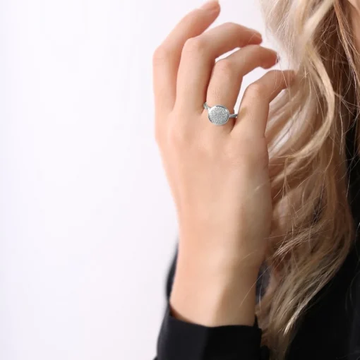 Christina sammelt Ring in Silber "SPARKLING WORLD"