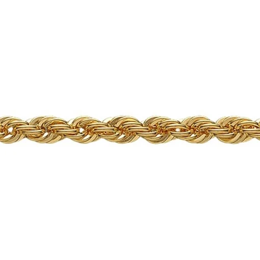 Cordel armband in 8 Karat Gold - verschiedene Längen und Breiten