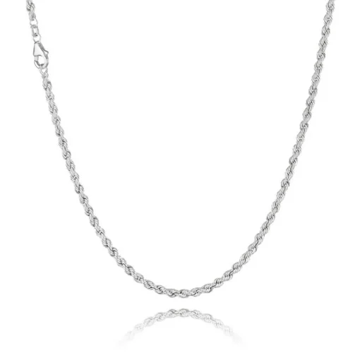 Cordel Halskette in silber (Verschiedene Größen und Längen)