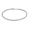 Cordel silber armband - verschiedene Längen und Breiten