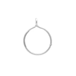 Dreamcatcher Anhänger aus Silber mit 1x0,02 ct Diamant - Größe wählen