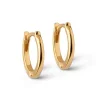 Enamel - Classic Hoops in vergoldeter Ausführung
