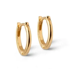 Enamel - Classic Hoops in vergoldeter Ausführung