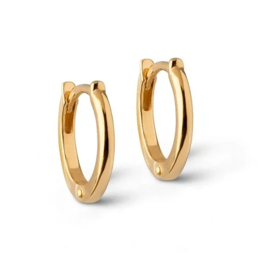 Enamel - Classic Hoops in vergoldeter Ausführung