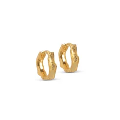 Enamel - Everly Hoops in vergoldete silber
