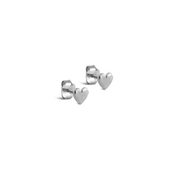 Enamel - Heart Ohrstecker aus silber