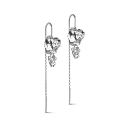 Enamel - Kim-Ohrringe in silber
